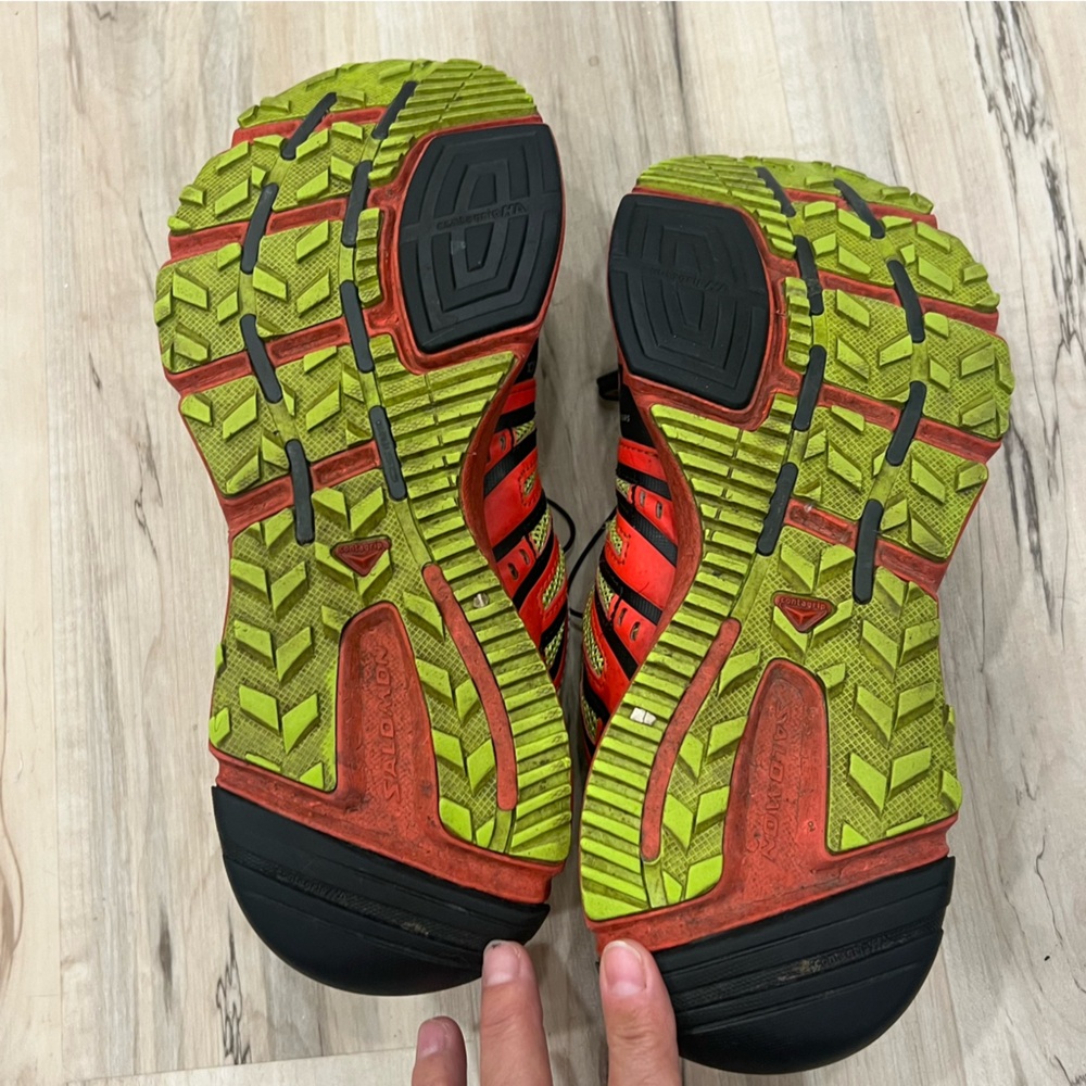 Salomon XR Mission 9.5 Trail Running hiking bight tennis Shoe off road XC dirt - Picture 12 of 15